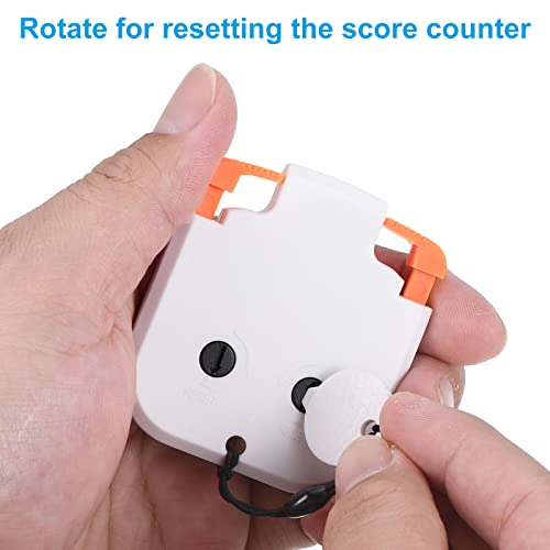 PATIKIL Golf Score Counter, 2 Digits Scoring Keeper Mini Golf Shot Stroke Counter for Golf Game Scorekeeper Outdoor Sport