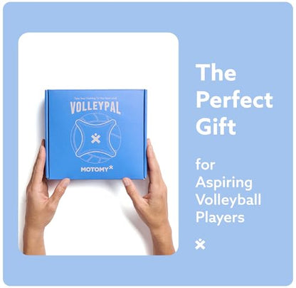MOTOMY™ Volleyball Training Equipment Aid ‘VolleyPal’ – Solo Rebounder Trainer for Serve, Spike, Set & Pass; Indoor and Outdoor Practice Gear Volleyball Gifts for Teen Girls