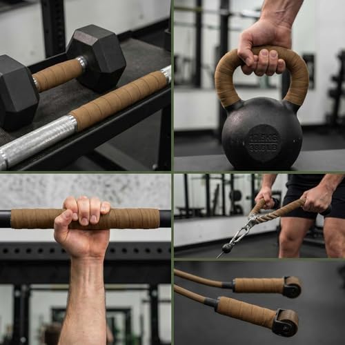 2 Rolls Magsaddle Gun Grip Tape, Non-Reflective, No Residue Goon Grip Tactical Tape for Pistol, Handgun, Rifle, Sports, Tool, Pull Up Bars, Handles, Bats, Rackets, Gym Equipment, Handrails - color: Coyote Brown
