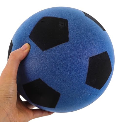 LIOOBO Silent Indoor Soccer Ball for Soft PU Material Quiet Football for Skill Training and Reaction Improvement Safe Juggling Ball for Home and School Play