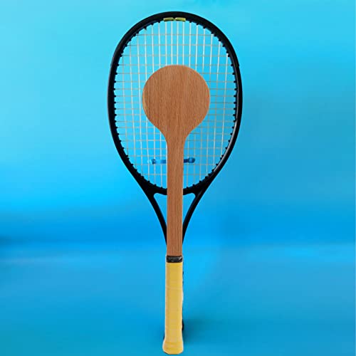 Tennis Pointer, Wooden Sweet Tennis Trainer Racket for Kids Adult Tennis Swing Practice Training (Storage Bag Included) - size: 55cm