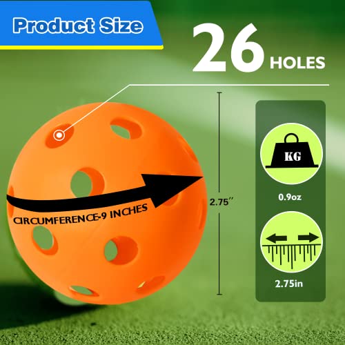 GSE Games & Sports Expert Practice Baseballs, Plastic Baseballs Training, Hollow Airflow Softballs for Pitching, Batting, Catching for All Skill Levels (Several Styles Available)