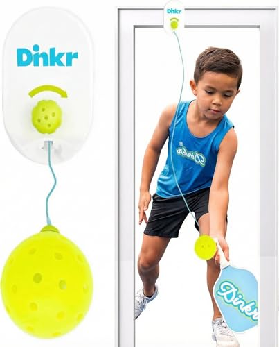 Dink’r Pickleball Trainer – Fun & Easy Way to Play Anytime, Anywhere | Practice at Home | Great Gift for Beginners, Families & Pickleball Fans | No Partner Needed, Under the Cost of One Court Rental - color: NEW: 3-Ball Easy-Adjust Trainer