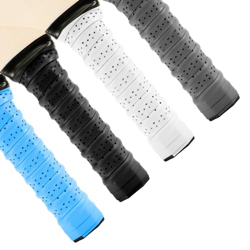 4pcs Pickleball Paddle Grip Tape, Tennis Racquet Grip Wrap Replacement Moisture Wicking Comfort Pickleball Overgrip Wrap Anti Skidding Handle Wrap for Pickleball Paddle Badminton