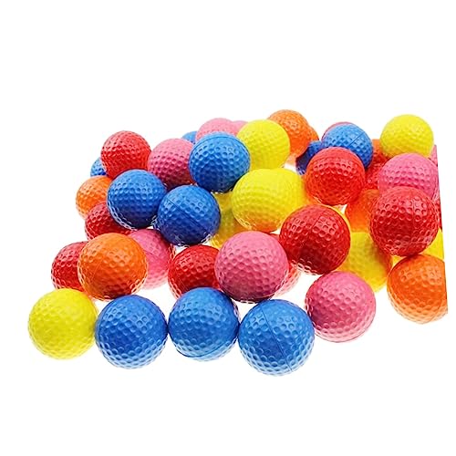 11pcs Pu Elastic Dimple Practice Golf Balls Soft Lightweight Durable Training Balls for Indoor and Outdoor Use for Daily Practice