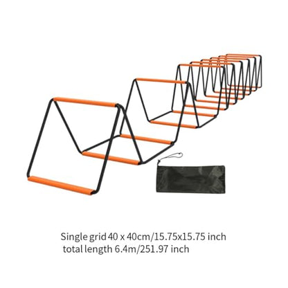 Football Agility Ladder Agility Training Ladder Flexible 16 Rung Speed Ladder Training Equipment for Coordination Volleyball