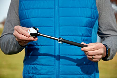 Compact Stainless Steel Telescopic Golf Ball Retriever and Grabber with Magnet in Handle -Picker for Quick, Easy Pickups Golf Ball Pick Up & Retrieval