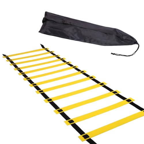 Agility Ladder Speed Equipment, Soccer Ball Football Flexibility Training Fitness Jumpings Ladders Footworks Set Indoor
