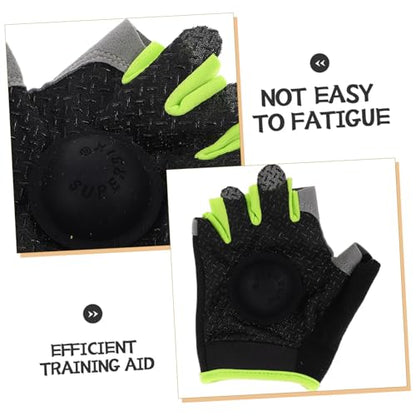 GARVALON Basketball Dribble Gloves with Padded Palm, Finger Training Basketball Hand Grip Equipment for Youth Coaching and Skill Development