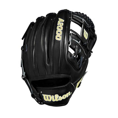 Wilson 2024 Classics Series A2000 Baseball Gloves - color: Black/Yellow, size: Infield - 11.75"