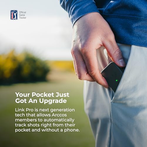 Arccos Link: Track Your Golf Game Without Your Phone, Compatible with Arccos Smart Sensors & Arccos Smart Grips - style: Link Pro