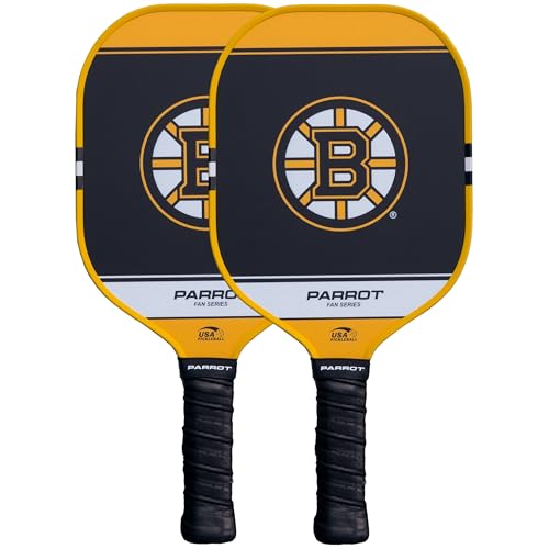 Parrot Paddles NHL Boston Bruins Clear Top Case Paddle Set