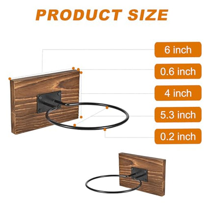 Wall Mounted Basketball Hoops, Made of Solid Wood and Metal, can be Easily Installed, Suitable for Basketball, Soccer, Soccer Display Unit Storage
