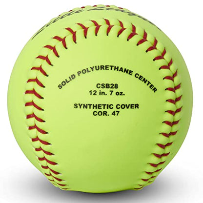 Champro Little League Poly Synthetic Cover, Red Set (Optic Yellow, 12-Inch)
