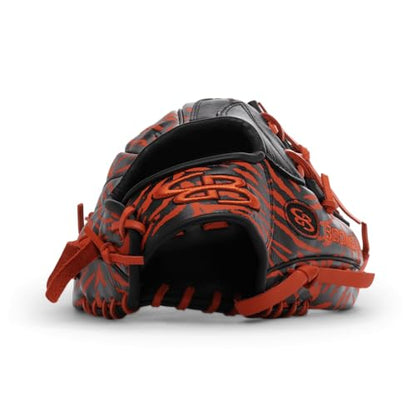 Boombah Baseball Fielding Glove B3 I Web - Tiger Stripes Print - Multiple Sizes - size: RHT-11