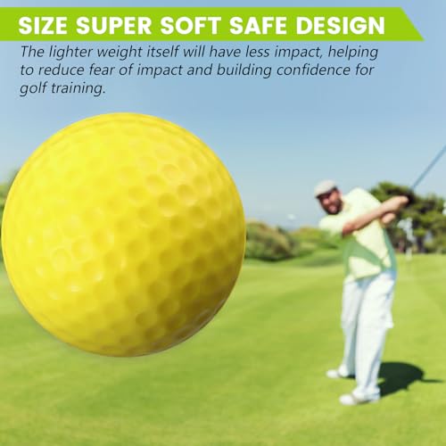 Junkin 80 Pcs Foam Golf Balls Practice Balls Realistic Feel and Flight Sport Training for Indoor or Outdoor Backyard Golf Training
