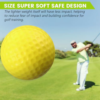 Junkin 80 Pcs Foam Golf Balls Practice Balls Realistic Feel and Flight Sport Training for Indoor or Outdoor Backyard Golf Training