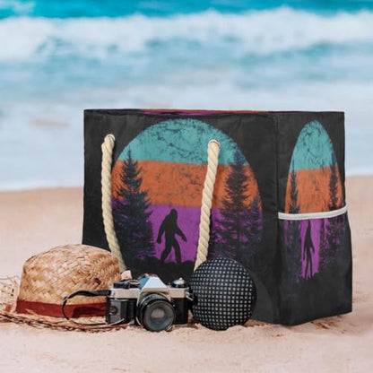 Beach Bag Waterproof Sand-proof Canvas Tote Lightweight Shoulder Bag Suitable for Family outdoor travel - color: D1