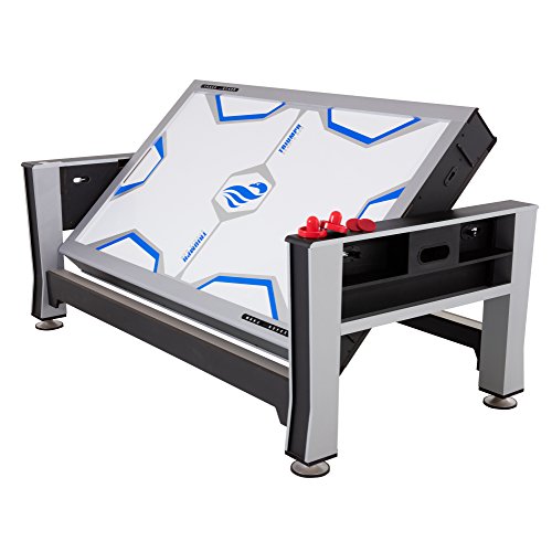 Triumph 3-in-1 Swivel Multi-Game Table – 84" Rotating Game Table with Air Hockey, Billiards & Table Tennis – Complete Accessory Set Included – Space-Saving Family Game Room Entertainment