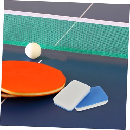 POPETPOP 2Pcs Table Tennis Paddle Cleaner Gentle Scrubber Sponge Cleaning Tool for Racket Maintenance Racket Cleaning Brush for Enhanced Performance Reusable