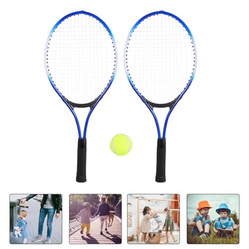 Luxshiny Tennis Racket Set Lightweight Outdoor Sports with Enlarged Racket Area for Easy Beginner Practice Safe Material Portable for Boys