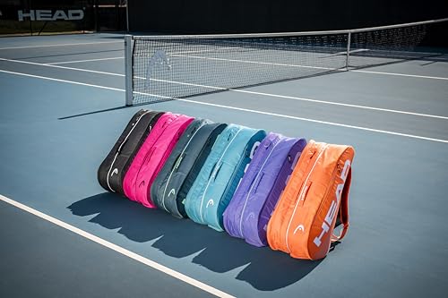 HEAD Tour Racquet Bag XL (12R) Tennis Bag - Holds Up to 12 Racquets, CCT+ Climate Control Technology, 3 Main Compartments, Shoe Pocket & Backpack Carry System - color: Blue