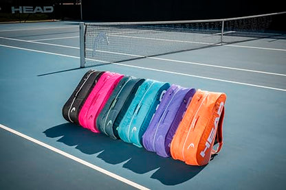 HEAD Tour Racquet Bag XL (12R) Tennis Bag - Holds Up to 12 Racquets, CCT+ Climate Control Technology, 3 Main Compartments, Shoe Pocket & Backpack Carry System - color: Blue