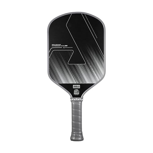JOOLA Ben Johns CAS 16mm Carbon Fiber Pickleball Paddle - CAS Surface Tech - Control & Power Paddle - USAP Approved - Aero Curve - Feel-Tec Pure Grip - NFC Chip - color: Shadow Gray, size: Hyperion