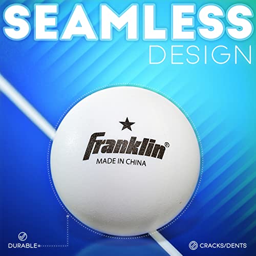 Franklin Sports Table Tennis Balls - Official Size and Weight 40mm Table Tennis Balls - One Star Professional Balls - Bulk Packs and Family Sets - style: 40 mm Pack of 6