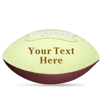 EDSG Custom Football Groomsmen Gifts 2026 Graduation Gifts for Him High School Personalized Footballs Junior Footballs Class of 2026 Full 12-Inch Football Gifts for Coach Dad Fan Birthday - color: Design 5