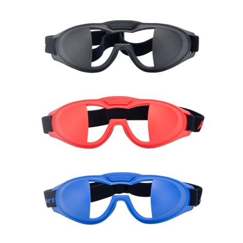 Dribbling Goggle Light Weight Training Eyewears Portable Sports Glasses Football Eyeglasses Comfortable - color: Black