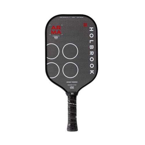 Holbrook ARMA Series Metallic Pickleball Paddle – Carbon Fiber Paddle with Dual-Density Core | USAPA Approved for Tournament Play | Control & Power - style: X Metallic