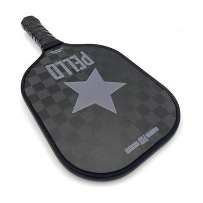 PELLO Carbon Fiber Pickleball Paddles | USA Pickleball Approved | Professional Polypropylene Honeycomb Core | Perfect Balance of Power & Control | Pickle Ball Racquet with Neoprene Case - style: PXII