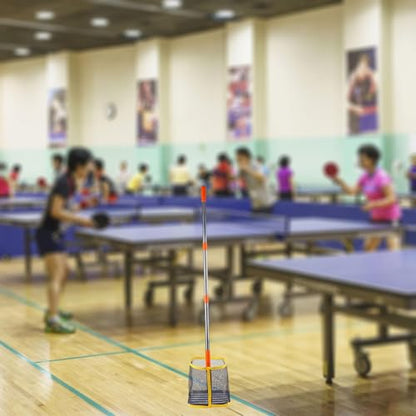 Menolana Pingpong Balls Retriever,Storage Cage Table Tennis Pick up, Adjustable Tennis Balls Pickup for Outdoor Sports Table Tennis Training Tool