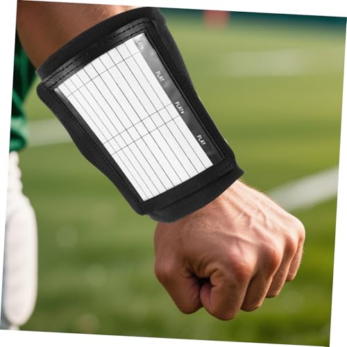 LIOOBO 2pcs Youth Football Play Wristband Wristband for Quarterback Softball Baseball Comfortable Flexible Arm Band for