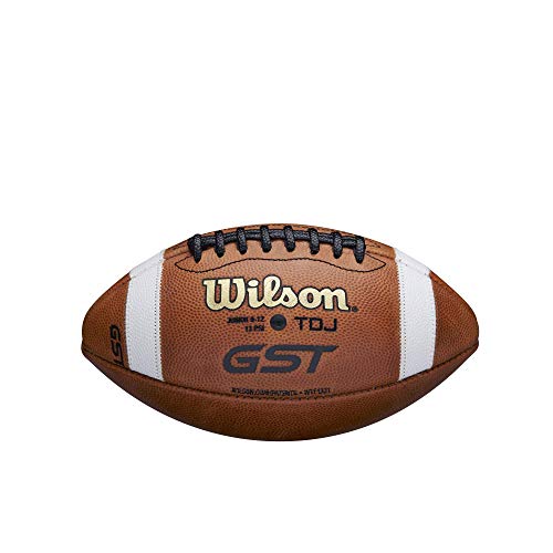 WILSON GST Leather Game Football - style: Junior