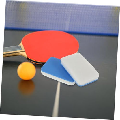 Kisangel 2pcs Table Tennis Racket Cleaner Sponge Brushes Portable Paddle Cleaning Tool High-Density Foam Scrubber for Effective Racket Cleaning Suitable for Indoor/Outdoor Use