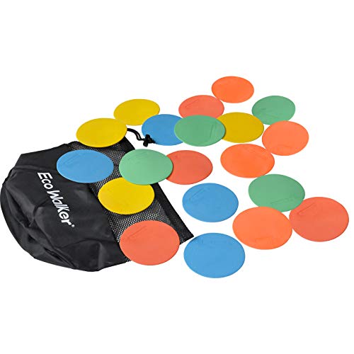 4inch Mini Floor Spot Markers for Classroom Preschool and Kindergarten (Set of 20pcs) (Orange) - color: Orange