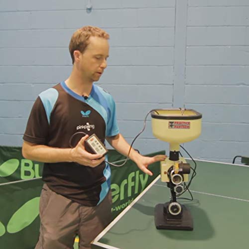 Table Tennis Robot | Fun Ball Machine-Launcher-Thrower-Shooter For Your Ping Pong Table | Play Or Practice Ping Pong Anytime For As Long As You Want