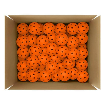 Great Call Athletics | Indoor Pickleballs USA Pickleball Approved Official 26 Hole Balls Sports Tournament Pack Free Mesh Bag - color: Orange, style: 100 Pack