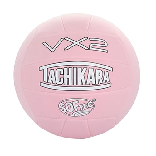 Tachikara VX2 Solid & Spark Volleyball - color: Pink, style: Solid