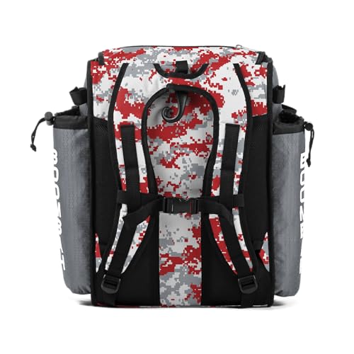 Boombah Mini Superpack Bat Bag Digital Camo Gray/Red PS-9014-3001C23 GY/RD - color: Gray/Red_C23