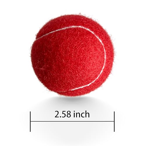 6 Pack Practice Tennis Balls - Long Lasting for Tennis Beginners, Tennis Training Balls, Dog Fetch Toys