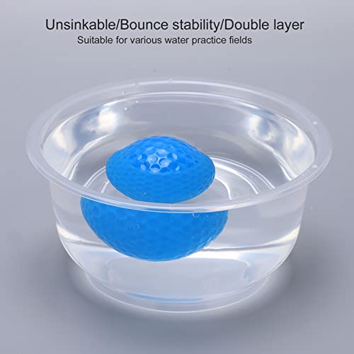 Golf Floating Ball, 2 Layers, Dark Blue, Water Range Outdoor Sports Training Ball