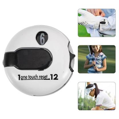 Golf Score Counter Hat Clip Stroke Counter Keeper Portable Lightweight Golf Accessories for Men Women Outdoor Score Tally Training Aid