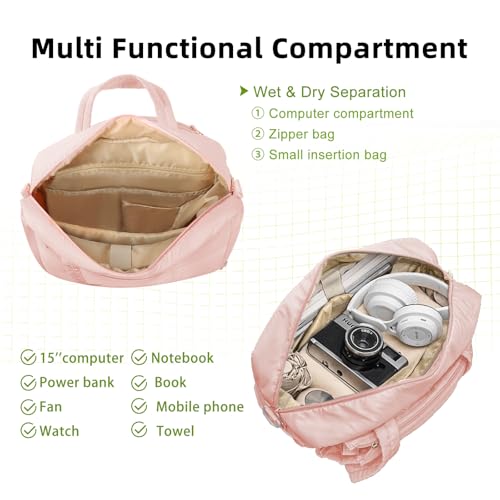 Tennis Bags for Women, Tennis Backpack Pickleball Racket Bags,Water-Resistant Sling Tote Padel Bag for Pickleball Tennis Badminton, Cute Gifts for Women Girl, Duffle Bag Gym Travel