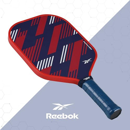 Reebok - Pickleball Set for 2 Players, Includes 2 Paddles with Cushion Grip and 2 Light-Up Balls, Perfect for Night Play, Durable, Engineered for Sports Enthusiasts