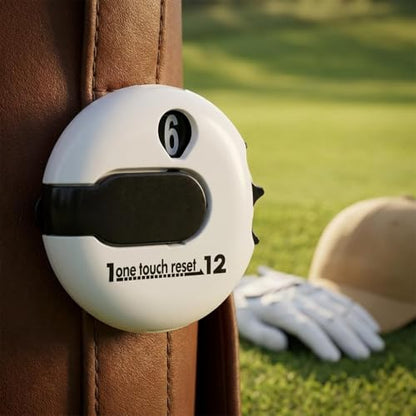 Golf Score Counter Hat Clip Stroke Counter Keeper Portable Lightweight Golf Accessories for Men Women Outdoor Score Tally Training Aid