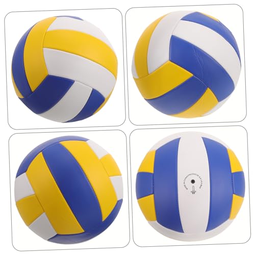 BESPORTBLE Soft Volleyball for Indoor Training Pu Inflatable Machine-Stitched for Competitive Play and Practice for Middle School Players