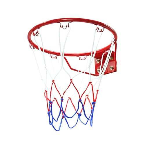 Basketball Rim Goal Wall Mounted Hoop Indoor Outdoor Hanging Basketball Hoop, 32centimeter/12.6inch